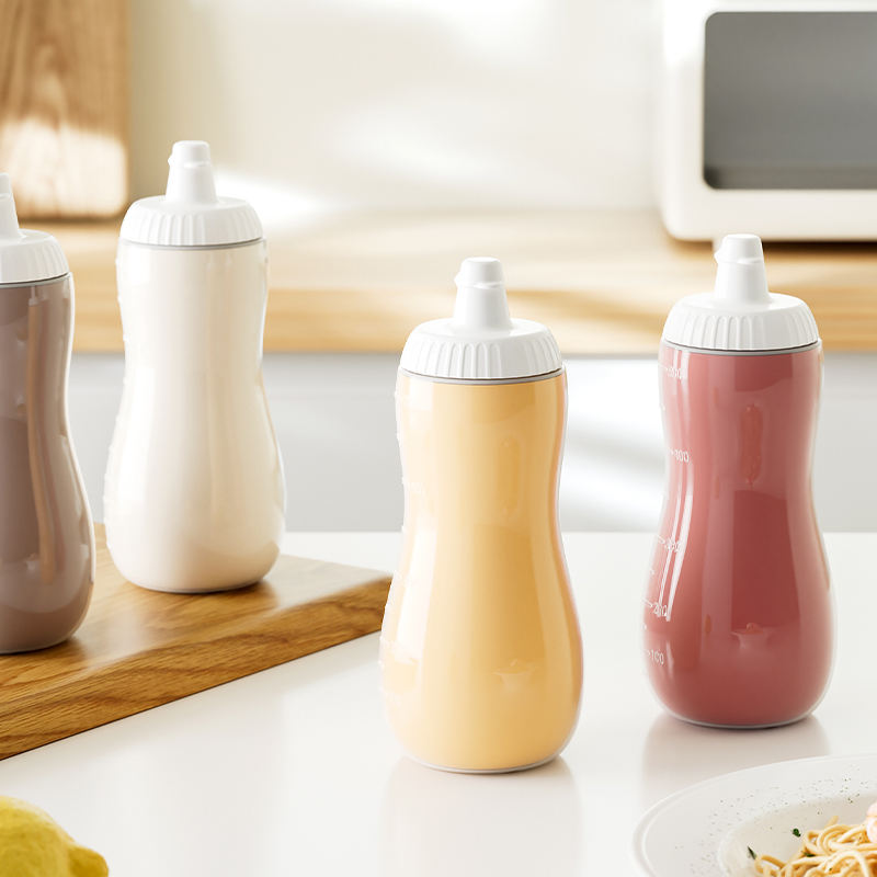 Food-Grade BPA-Free Sauce and Batter Dispenser - Reusable Kitchen Squeeze Bottle